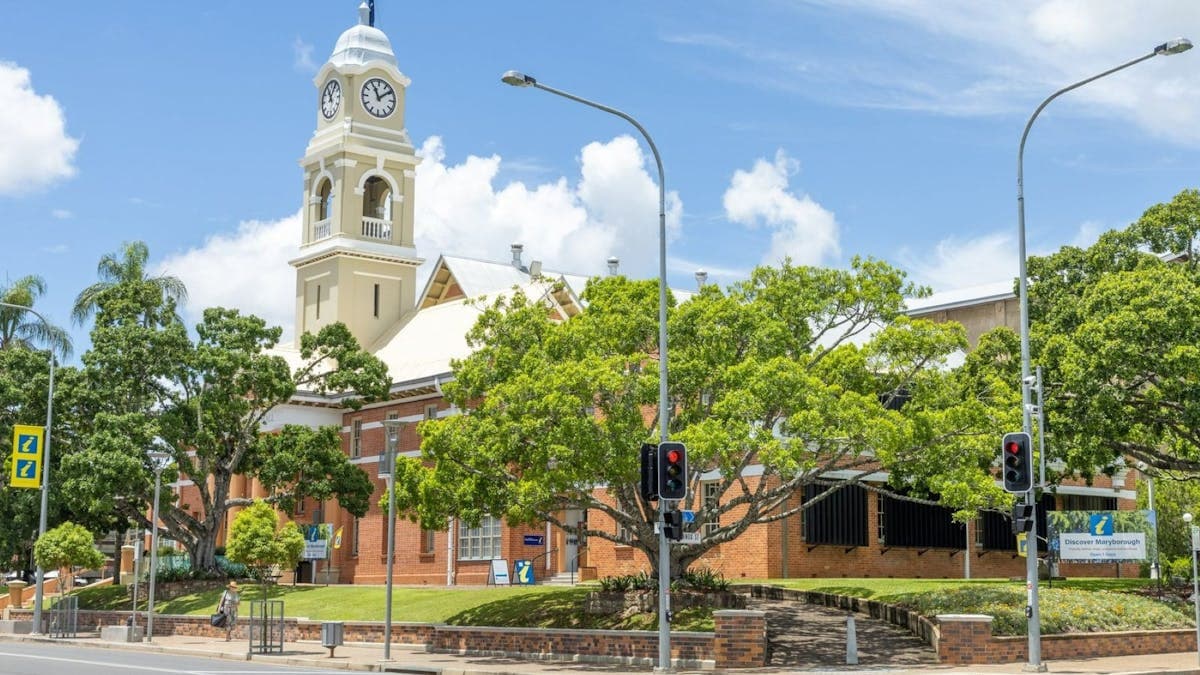 Historic streetscape in Maryborough